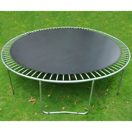 12.4' Weatherproof Jumping Mat for 14' Trampoline w/ 72 Rings 7" Springs