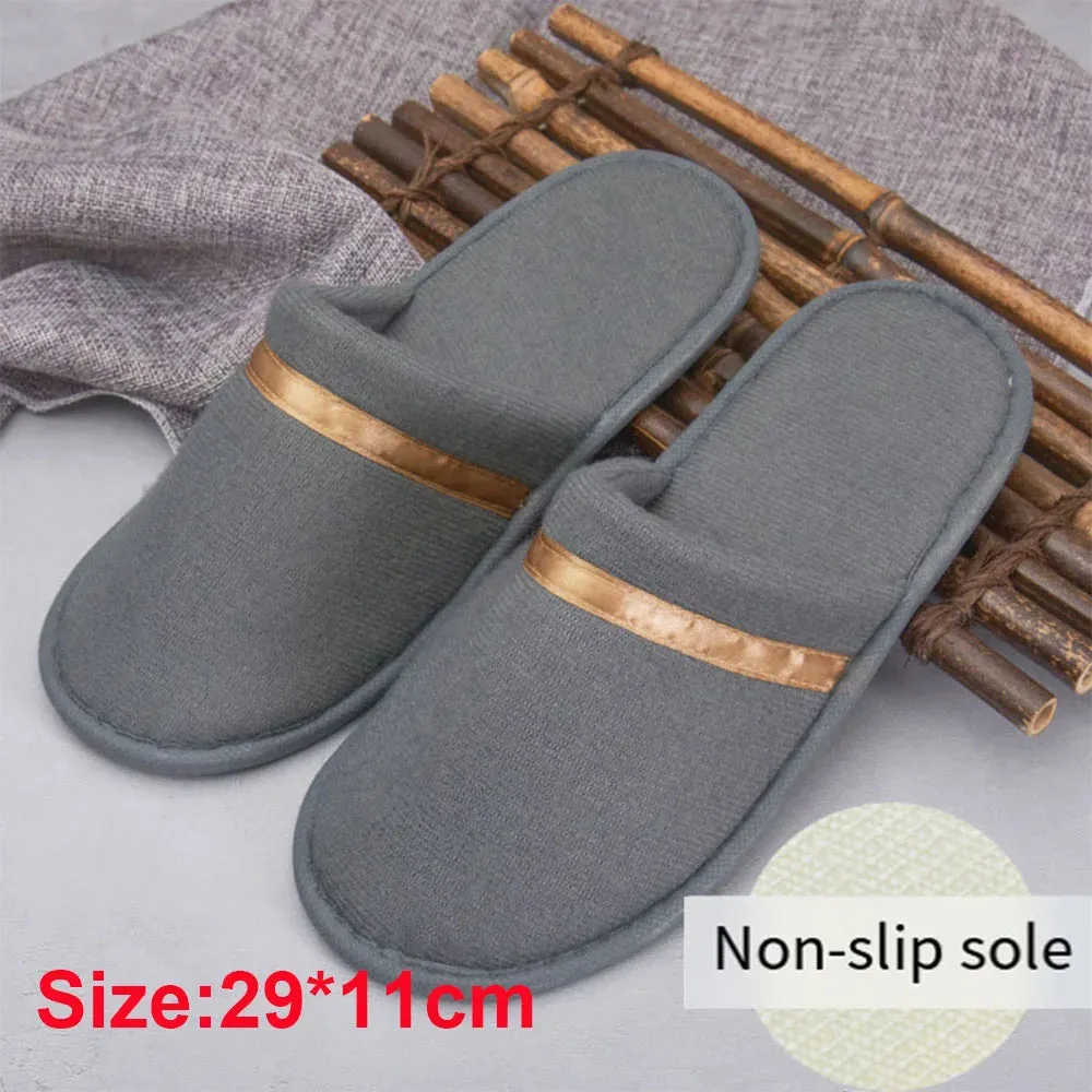 1Pair Winter Warm plush Slippers for Women Men Home shoes Nonslip Slides Fluffy Slippers Couple Indoor Bedroom House Slippers