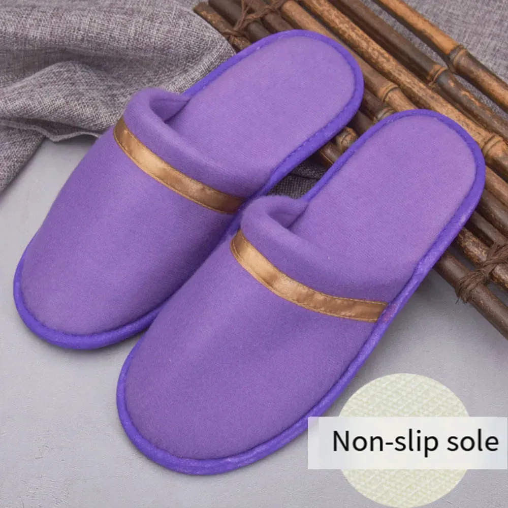 1Pair Winter Warm plush Slippers for Women Men Home shoes Nonslip Slides Fluffy Slippers Couple Indoor Bedroom House Slippers