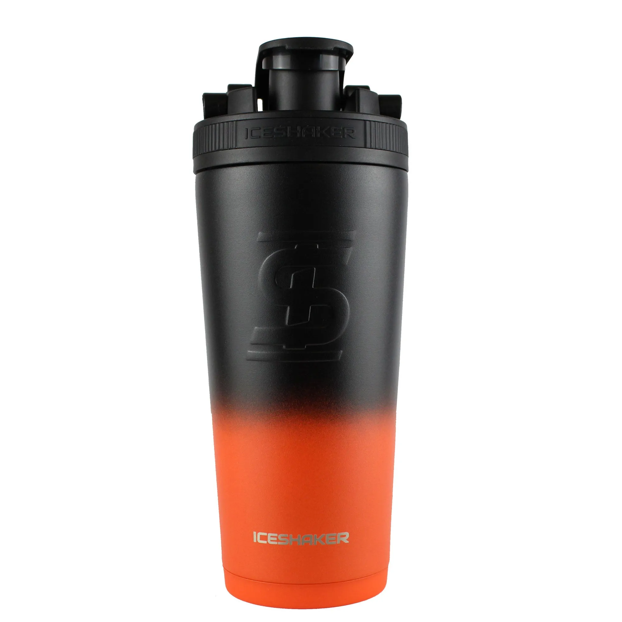 26oz Ice Shaker - Orange Black Ombre