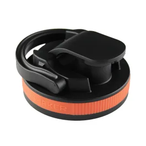 26oz Shaker Lid - Black Lid with Orange Band