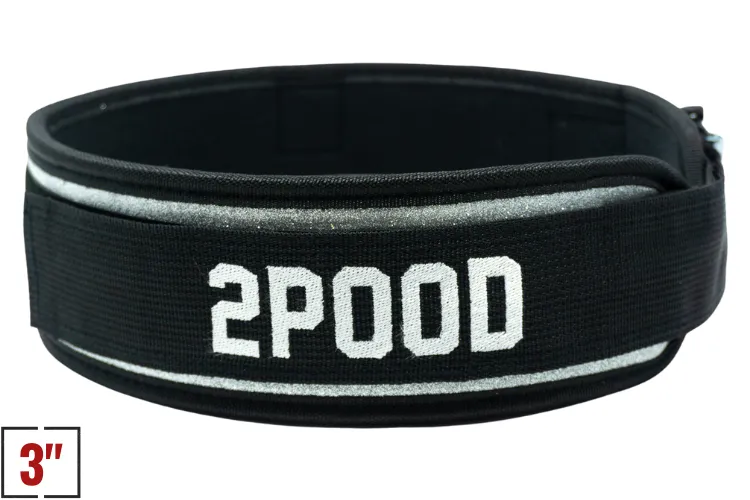 2POOD 3" Petite Diamond Weightlifting Belt