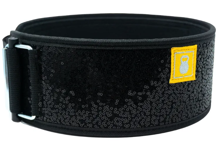 2POOD Black Magic (sparkle) 4" Weightlifting Belt