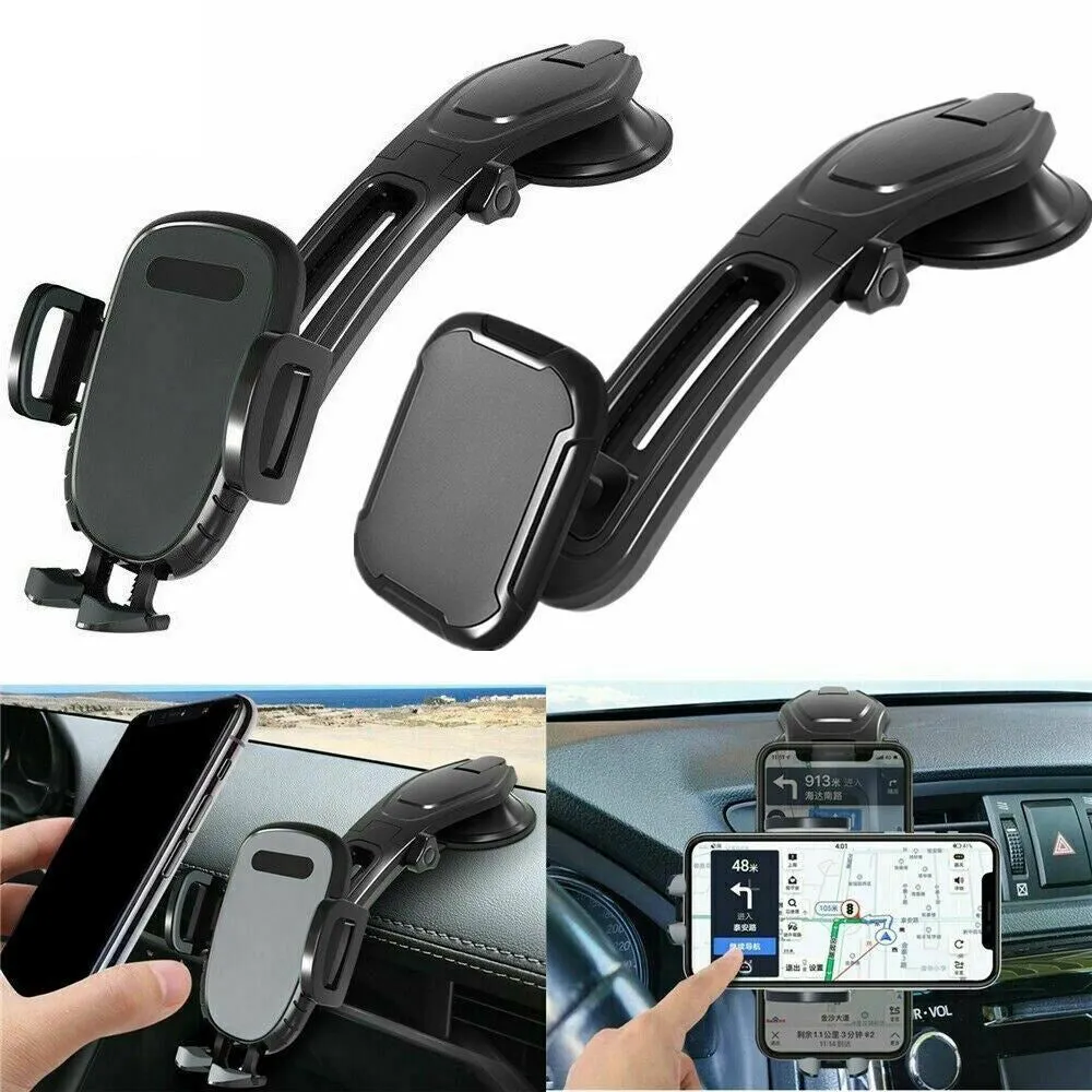 360 Rotatable Phone Mount Holder Car Dashboard Gravity Adjustable GPS Stand Rotating Car Phone Holder Universal Dashboard Mount Car Holder GPS Phone Stands Auto Accessories Car Phone Holder