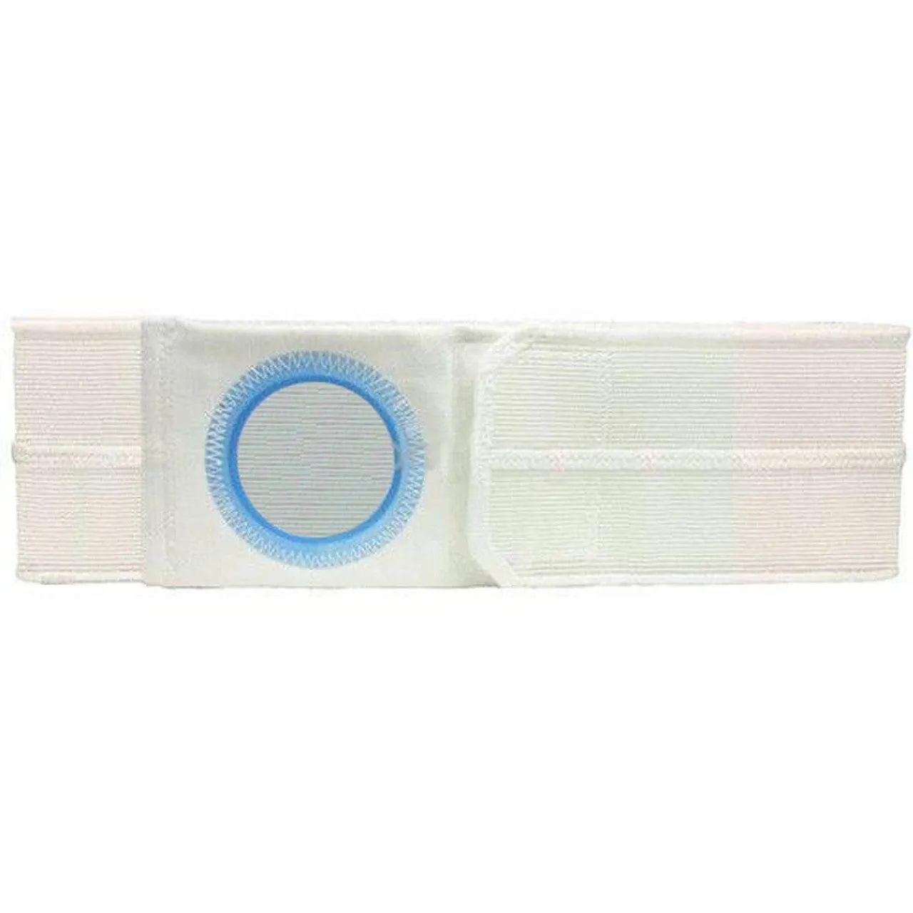 8" Left, White, Cool Comfort, Nu-Form Belt, Large, 2-1/8" Opening Placed 1-1/2" From Bottom