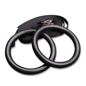 Body-Solid Tools Tubular Steel Rings with Straps