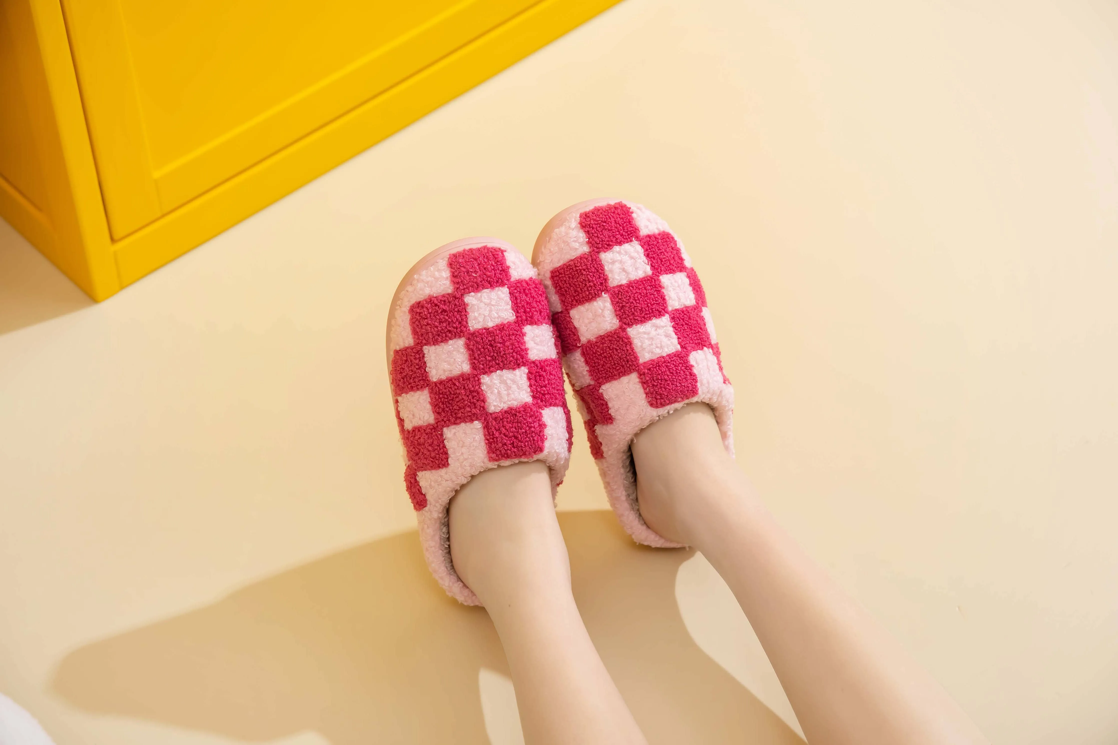 Checker House Slippers