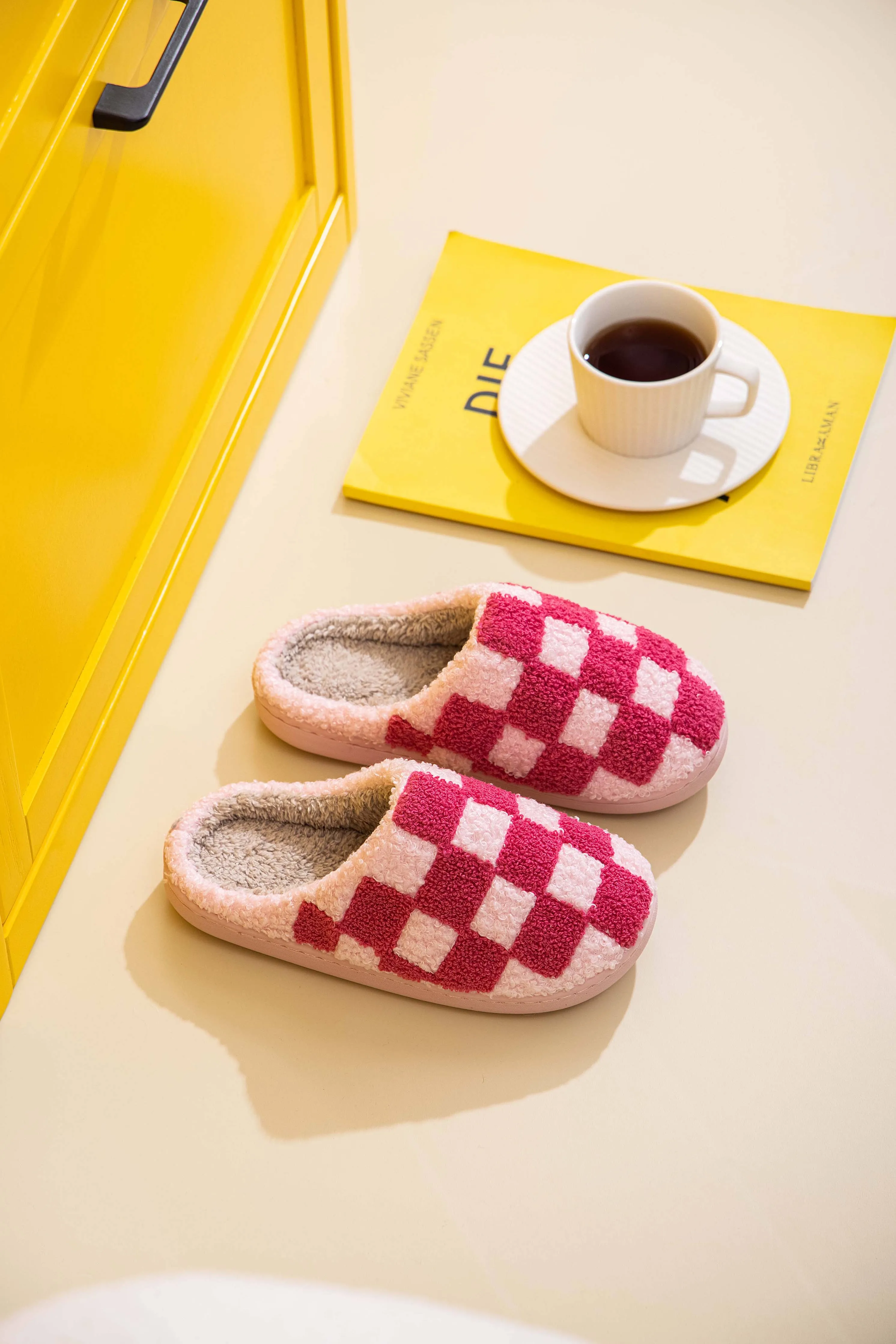 Checker House Slippers