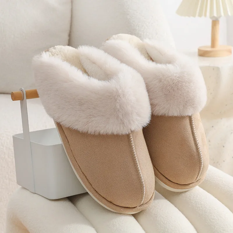 Coziest Cloud Haven: Fuzzy Warm Slippers