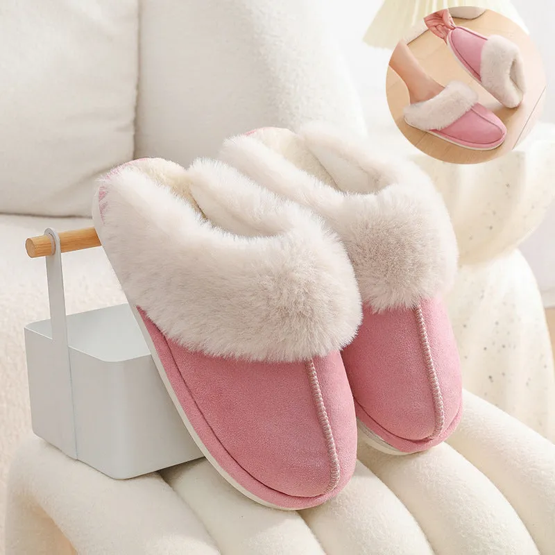 Coziest Cloud Haven: Fuzzy Warm Slippers