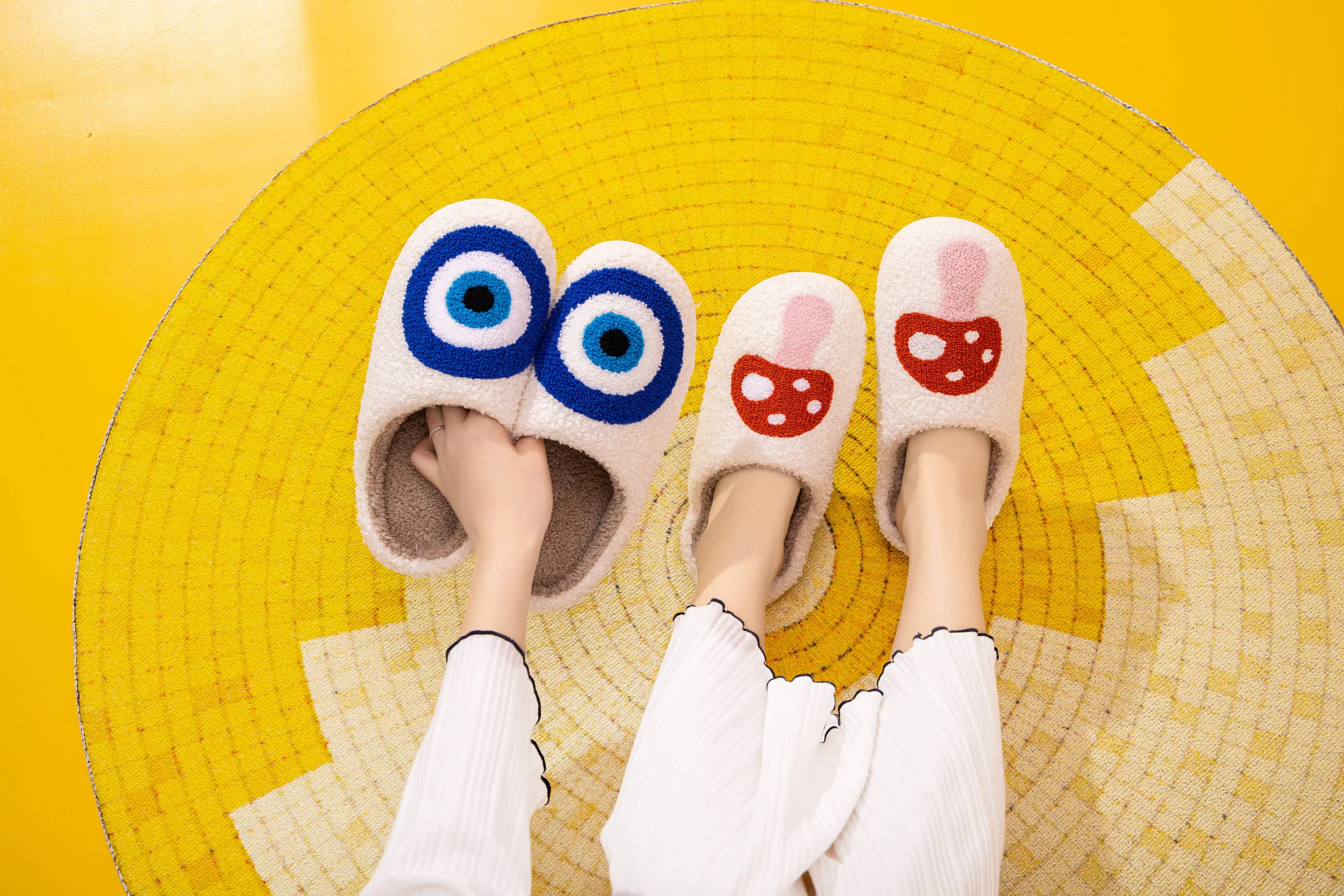 Evil Eye House Slippers