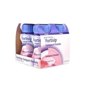 Fortisip Compact Protein Strawberry ( 4 x 125ml)