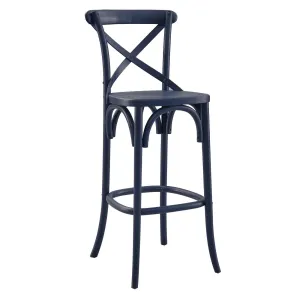 Gear Bar Stool Midnight Blue EEI-5563-MID