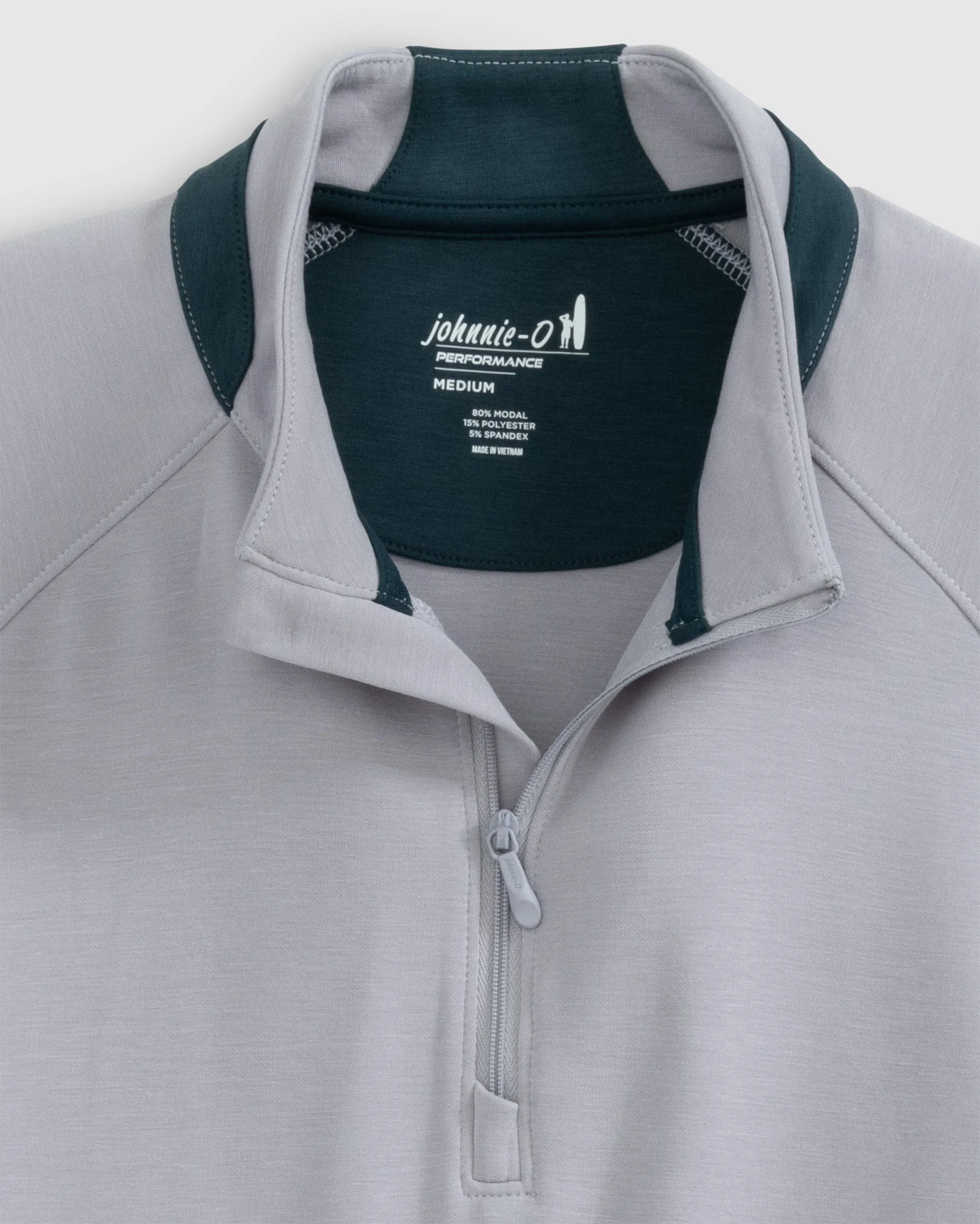 Griggs Performance 1/4 Zip Pullover in Seal by Johnnie-O