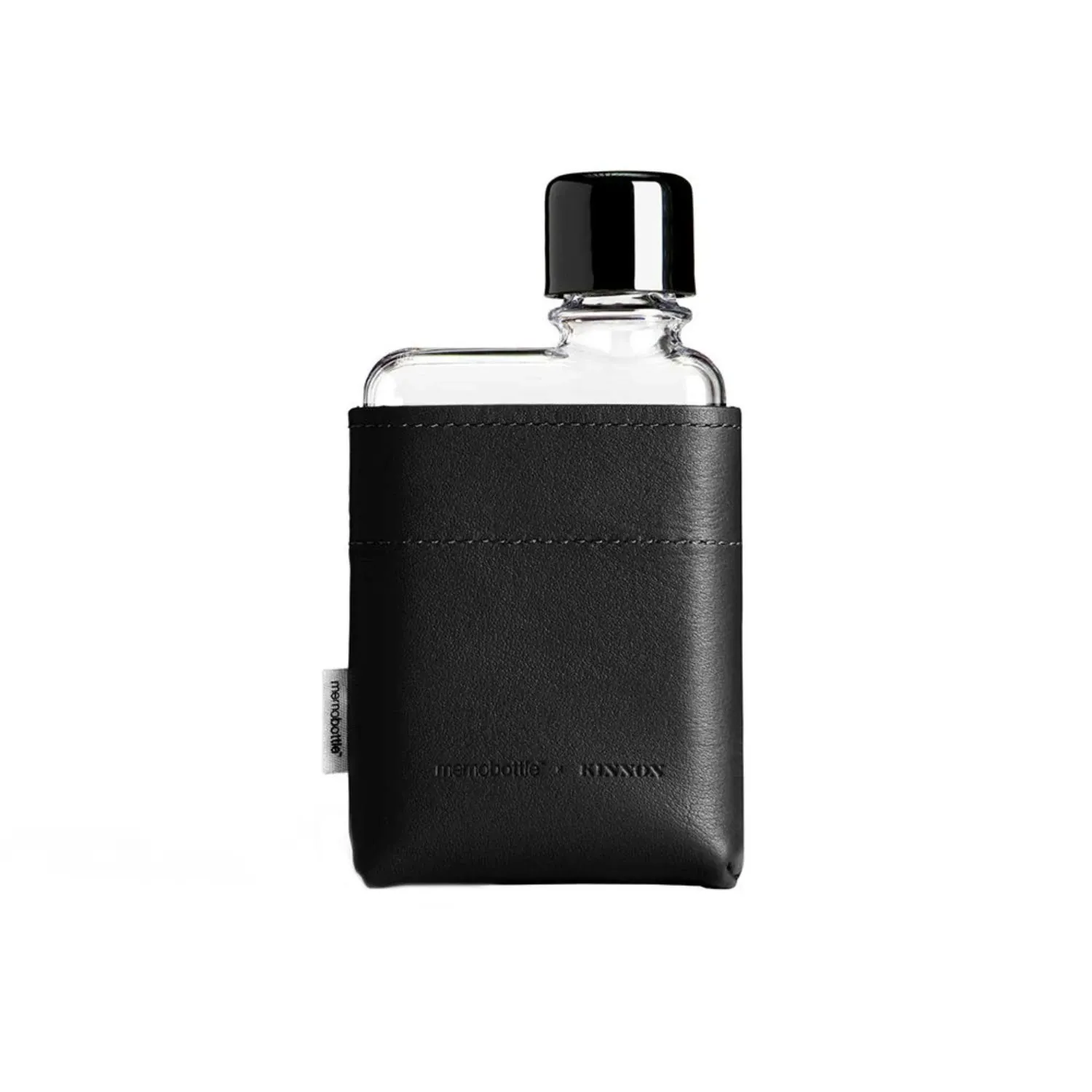 memobottle | sleeve A7 leather | black - DC