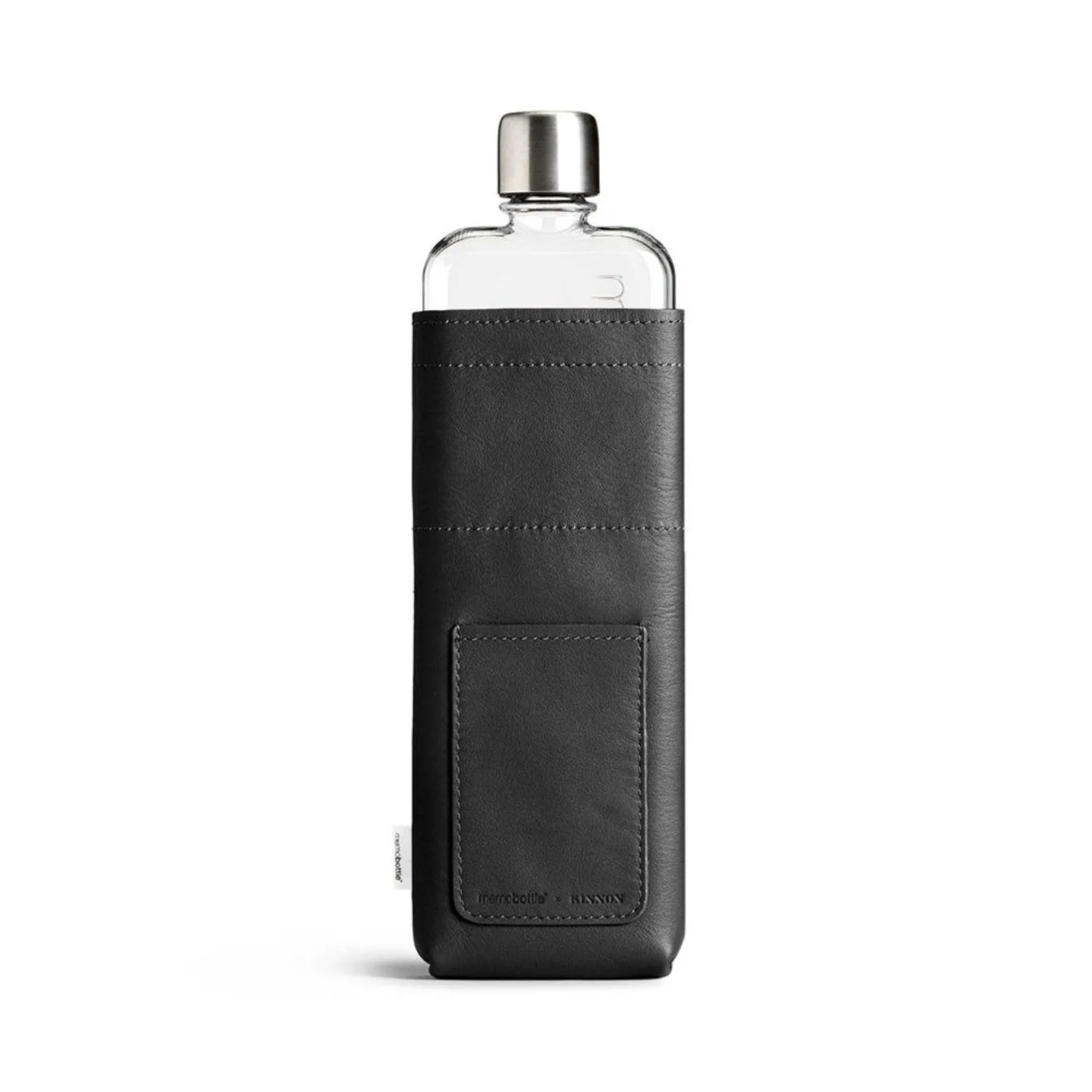 memobottle | sleeve slim leather | black - DC