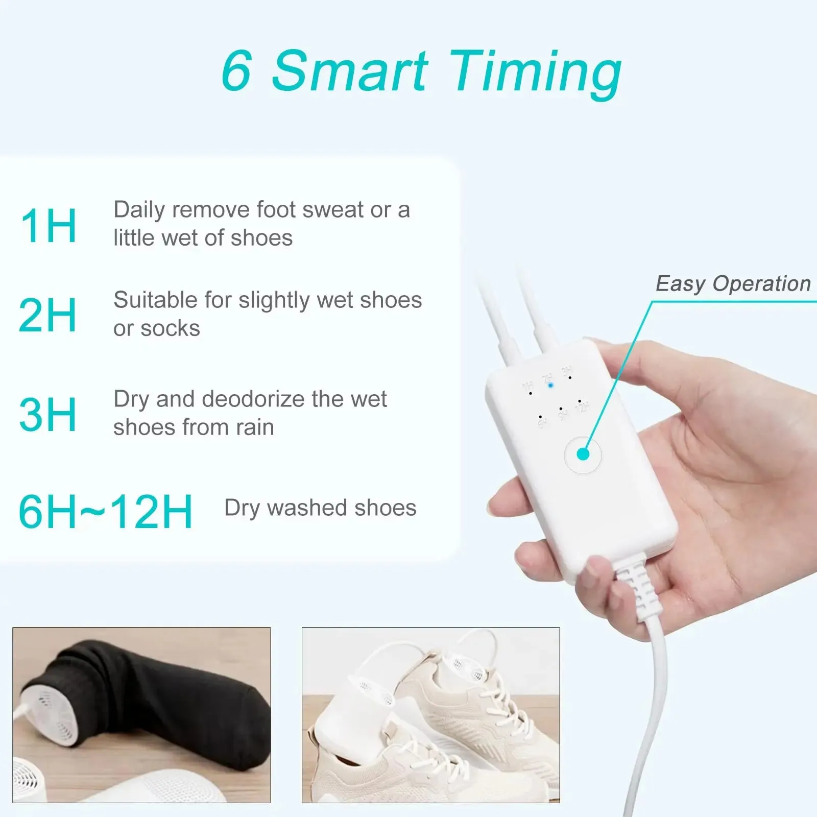 Modern Quick Clean Deodorizing Shoe Dryer