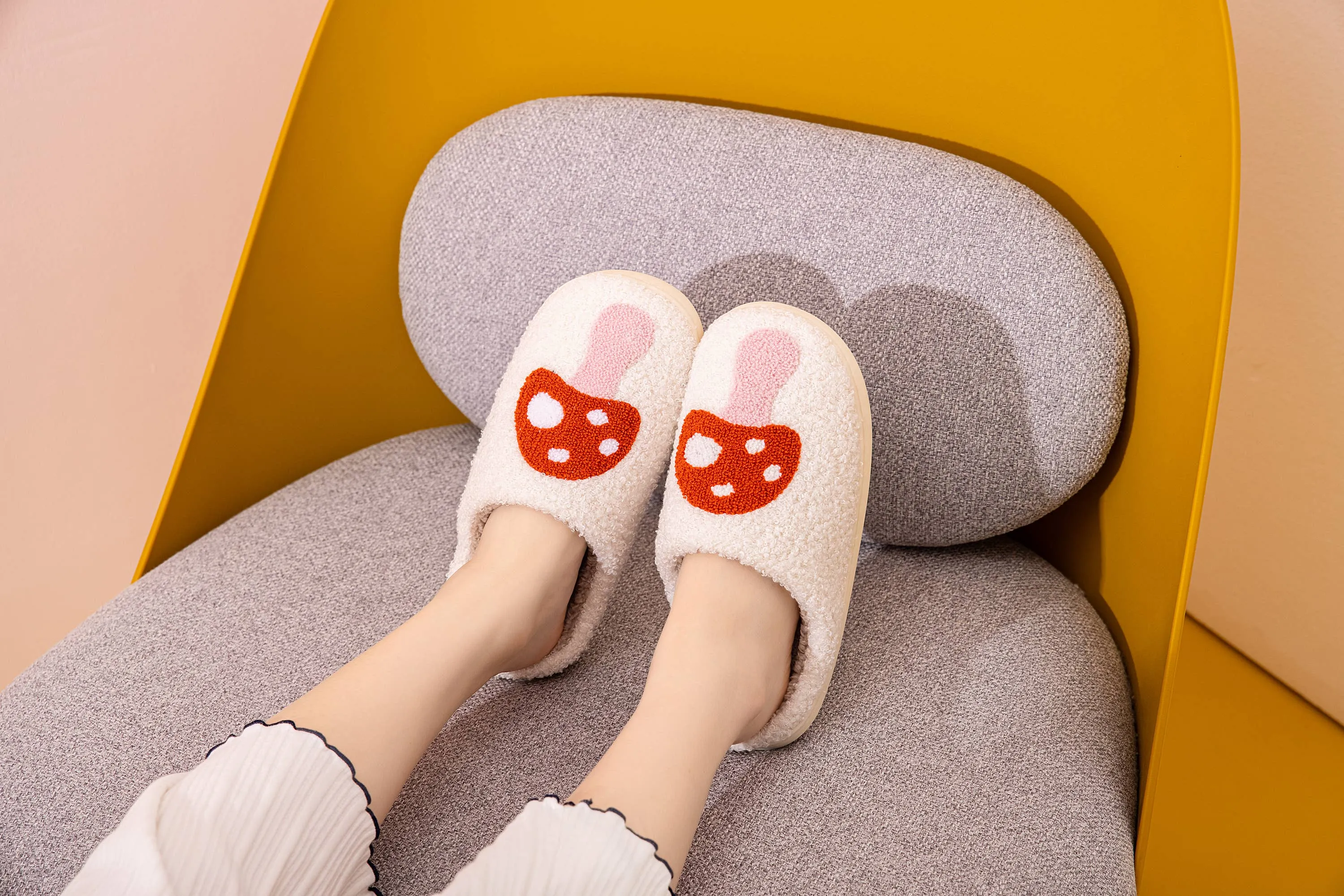 Mushroom House Slippers