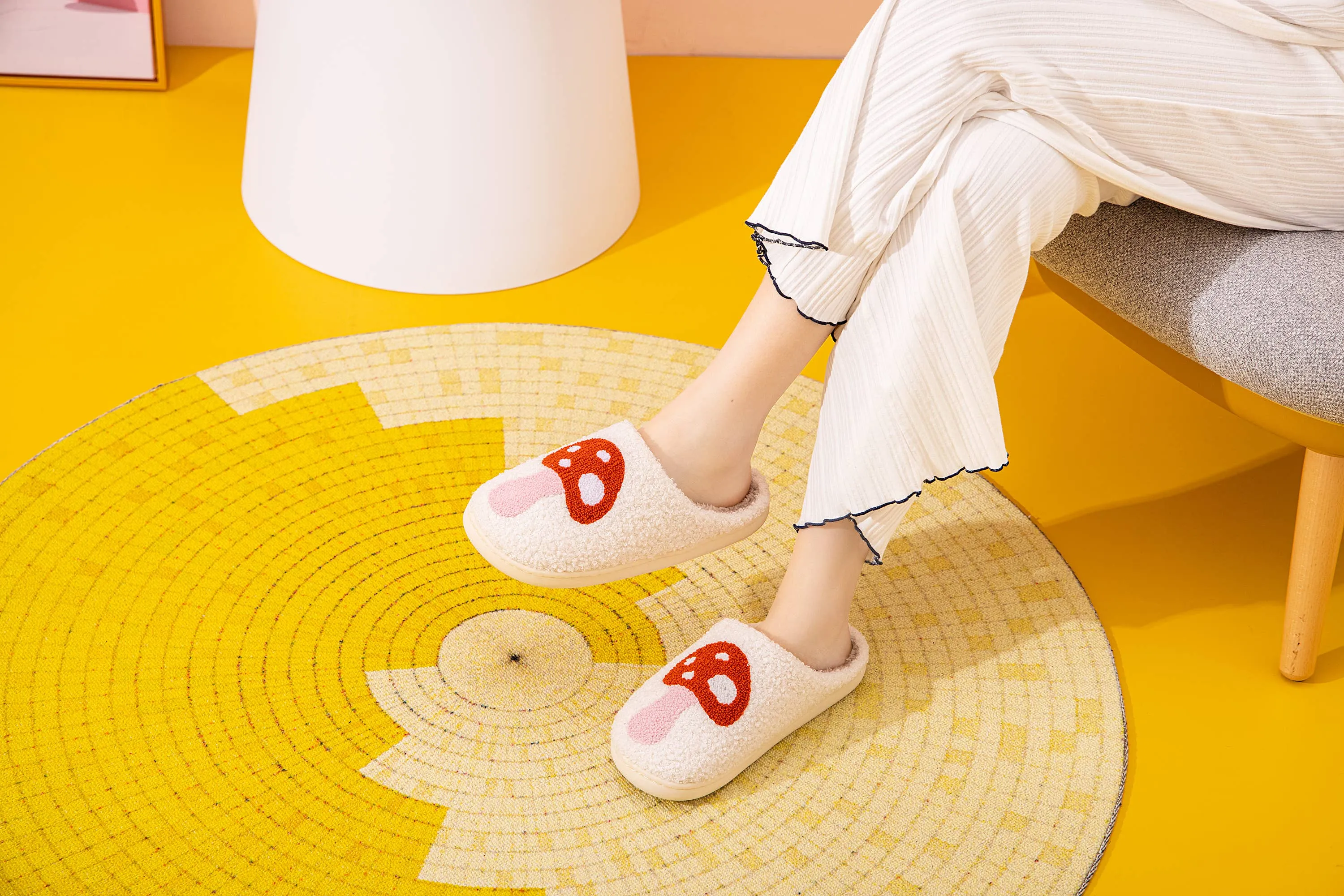 Mushroom House Slippers