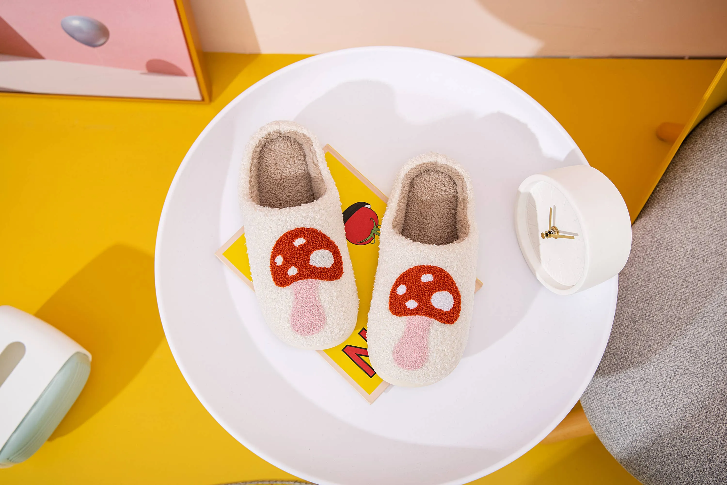 Mushroom House Slippers