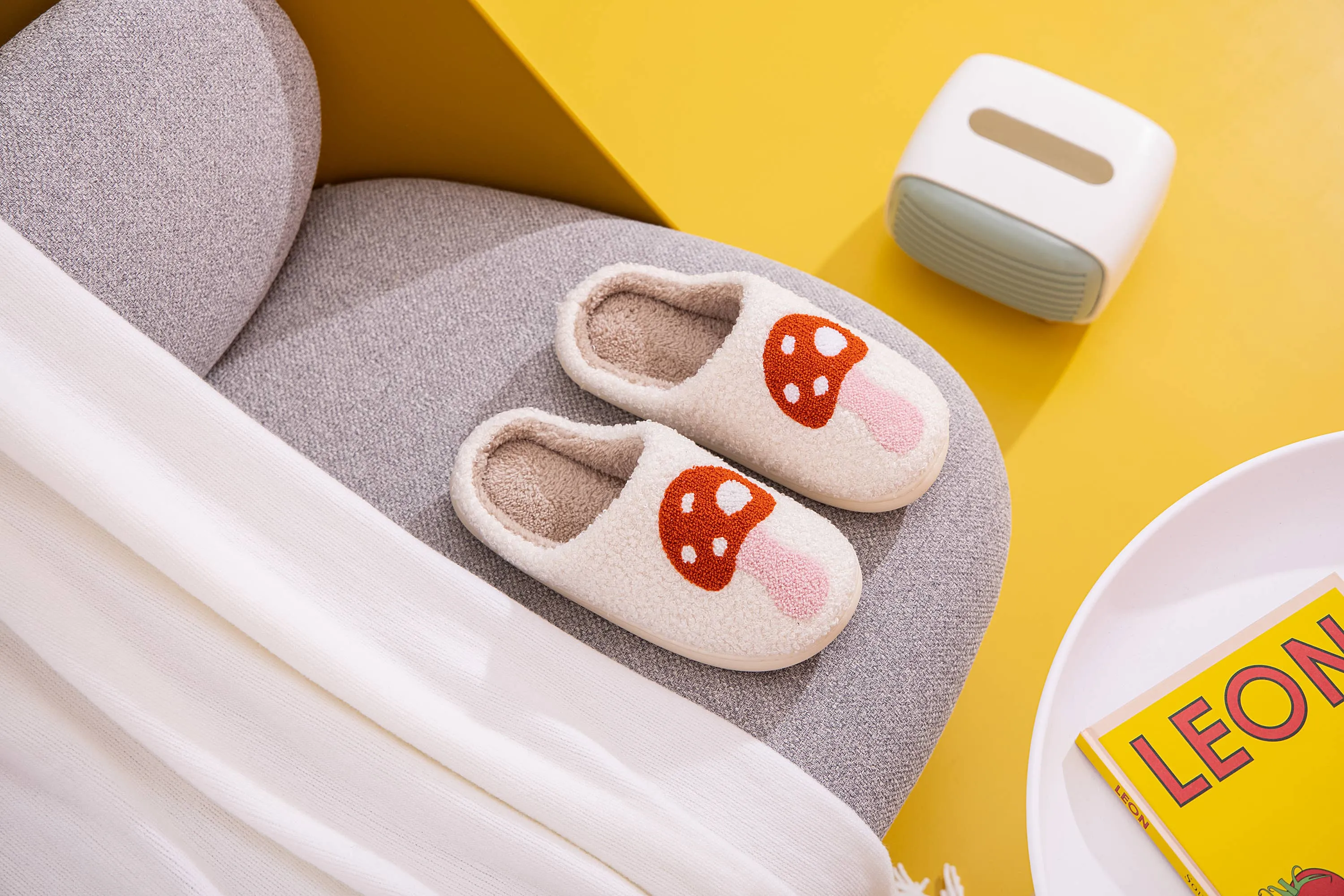 Mushroom House Slippers