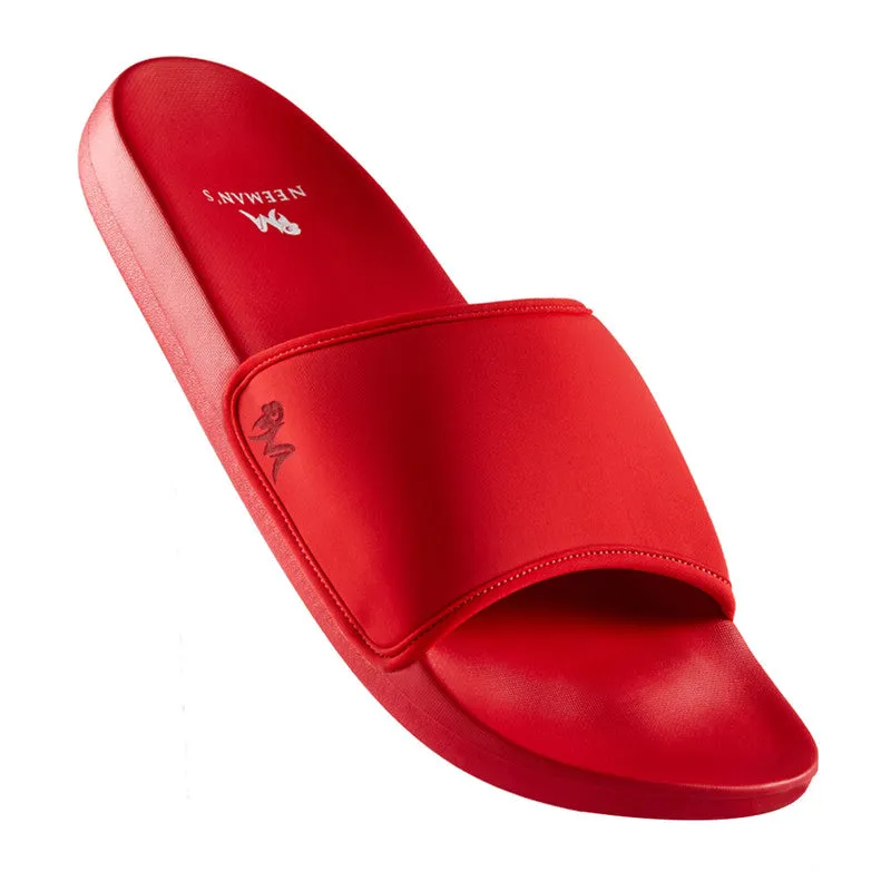 Neeman's Eco Slides Slippers | Coral Red | Lightweight Flip Flop