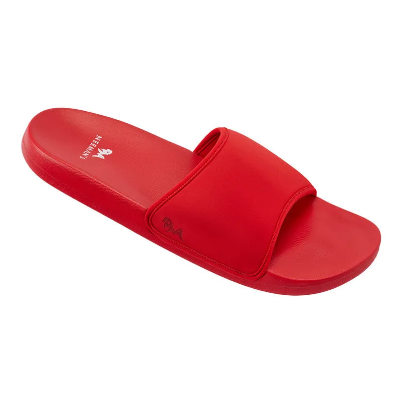 Neeman's Eco Slides Slippers | Coral Red | Lightweight Flip Flop