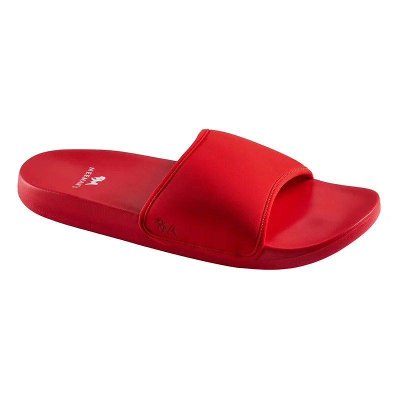 Neeman's Eco Slides Slippers | Coral Red | Lightweight Flip Flop