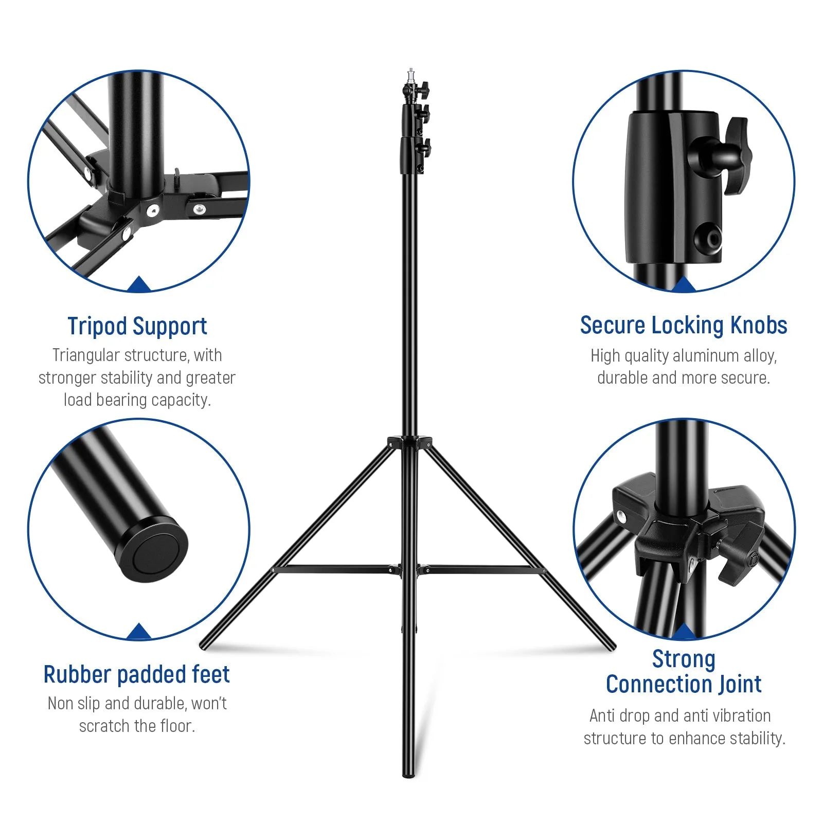 NEEWER ST-280AC 9.2ft/2.8m Air Cushioned Light Stand