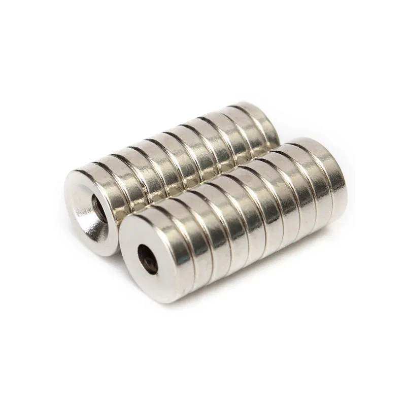 Neodymium Ring Magnet - 12.7mm (OD) x 3.12mm (ID) x 4mm (H) | Countersunk