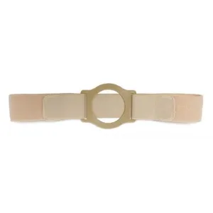 Nu-Comfort 2" Wide Beige Support Belt 2-5/8" I.D. Ring Plate 41" - 46" Waist X-Large, Latex-Free