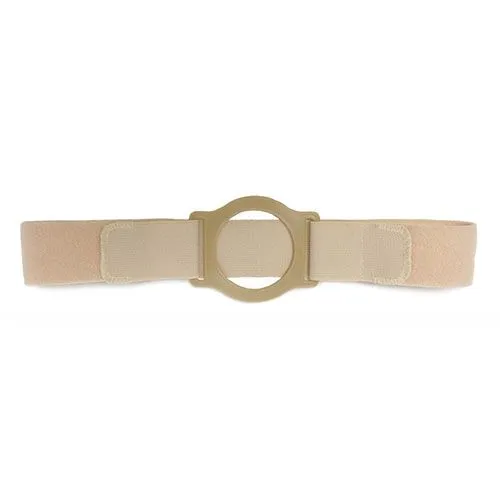 Nu-Comfort 2" Wide Beige Support Belt 2-5/8" I.D. Ring Plate 41" - 46" Waist X-Large, Latex-Free