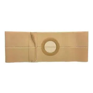 Nu-Form 5" Beige Support Belt 2-5/8" Center Blue Bias Ring, Large, Regular Elastic