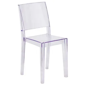 Phantom Series Transparent Stacking Side Chair