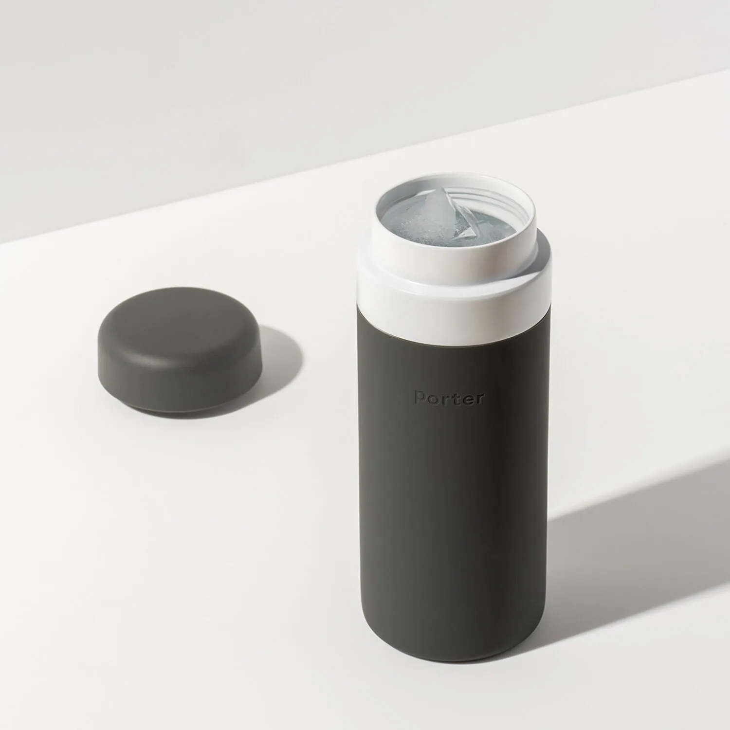 porter | ceramic insulated bottle | charcoal - LC