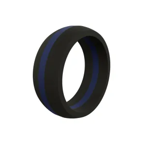 Qalo Men's Thin Line Silicone Ring