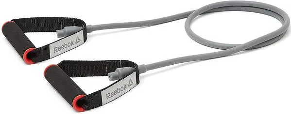 Reebok Resistance Tube - Light Ng Fitness Resistance Tube Black And Grey Ratb-11030