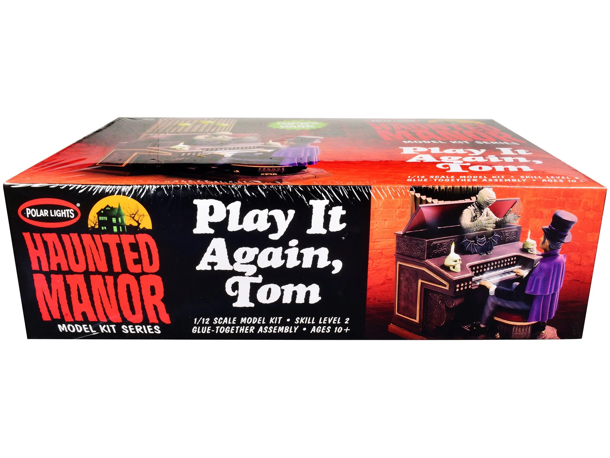 Skill 2 Model Kit Haunted Manor Play it Again Tom Diorama Set 1/12 Scale Model by Polar Lights