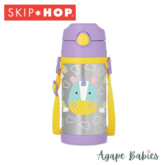 Skip Hop Zoo Insulated Stainless Steel Bottle 360ml - Unicorn