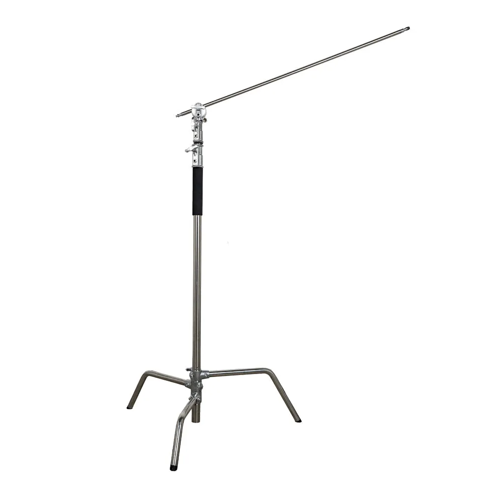 Stainless Steel Heavy Duty Photographic C-Stand With Boom Arm (20kg Load)