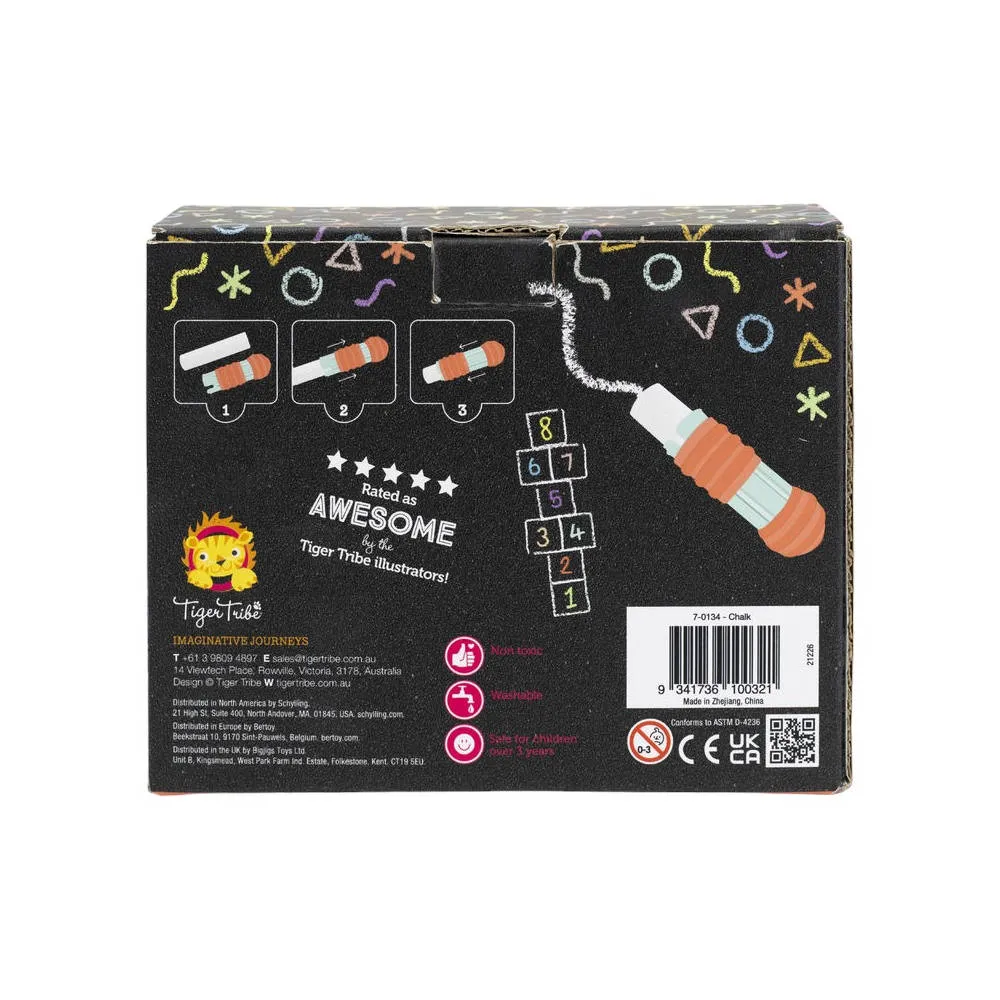 Tiger Tribe Chalk Jumbo Pack of 10