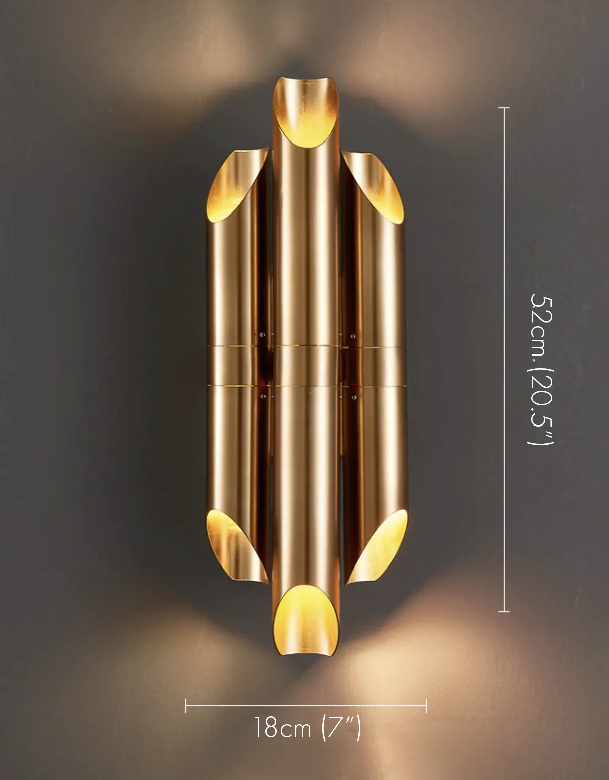 Tubes Wall Light